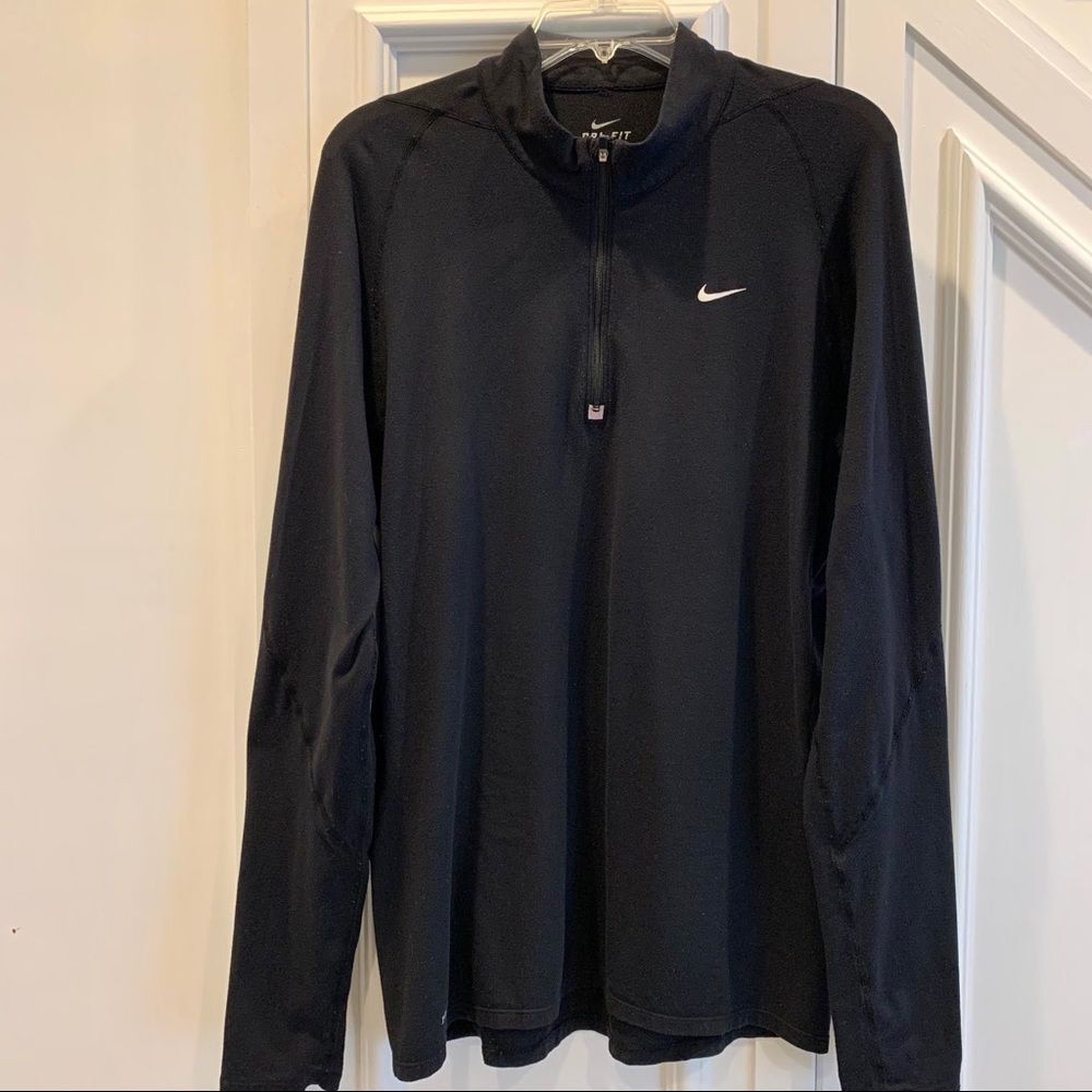 Nike‎ Dri-fit Black Long Sleeved Athletic Shirt L